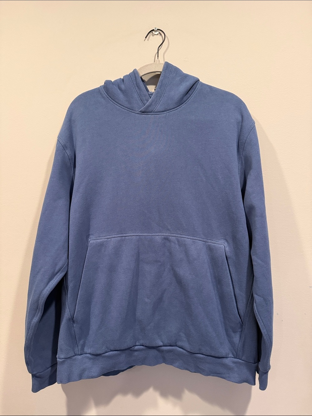 Lululemon men’s Steady State Fleece Pullover Hoodie- Blue